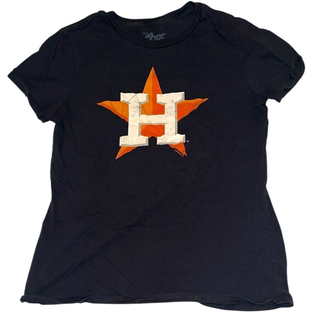 Houston Astros Navy T-Shirt with Logo